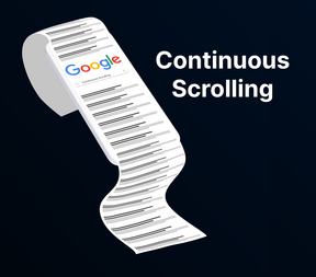 Continuous Scrolling in den Google Suchergebnissen